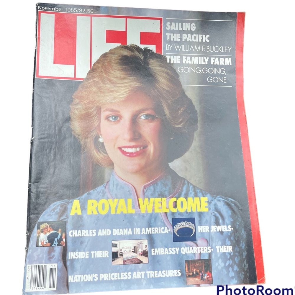 Vintage Life Magazine November A Royal Welcome Princess Diana 1985